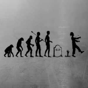 Zombie Evolution Vinyl Decal Sticker | Vinyl Decal Sticker | The Walking Dead Vinyl Decal Sticker | For those that love Zombies & Halloween