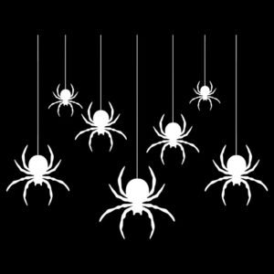 Halloween Spider family Vinyl Decal Sticker / Spooky Decal / Spider Sticker / Vinyl Decal Sticker / Halloween Sticker / Fall Decal for Cars