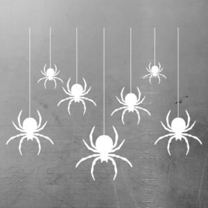 Halloween Spider family Vinyl Decal Sticker / Spooky Decal / Spider Sticker / Vinyl Decal Sticker / Halloween Sticker / Fall Decal for Cars