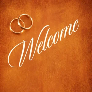 Elegant Welcome Vinyl Decal for Wedding Celebrations – Welcome Sign – Welcome Sticker – Welcome Decal – Welcome Mirror – Wedding Decor